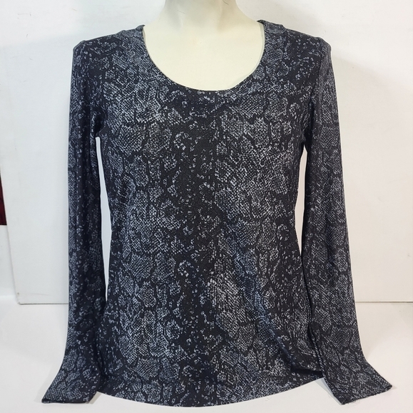 Aritzia Talula Snakeskin Blouse - Picture 2 of 5